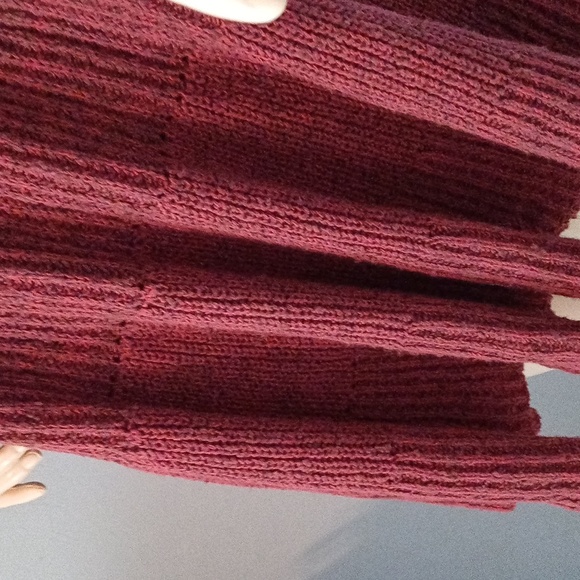 🔥🔥Free People Waterfall ruffle Trapeze sweater dress XS Fall - Picture 4 of 16